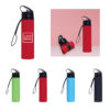 16 oz Foldable Silicone Water Bottle for Travel