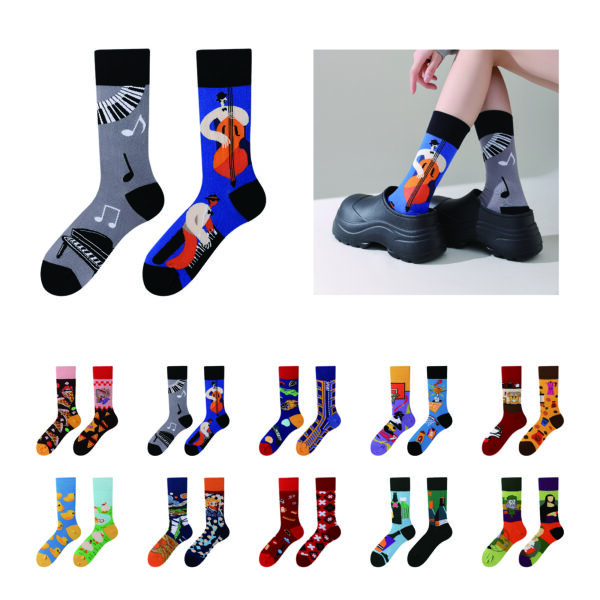 SPL346 Over-the-Calf Unisex Socks for All-Season Comfort