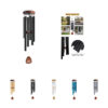 Aluminum Tube and Pine Wood Wind Chimes for Outdoor Decor
