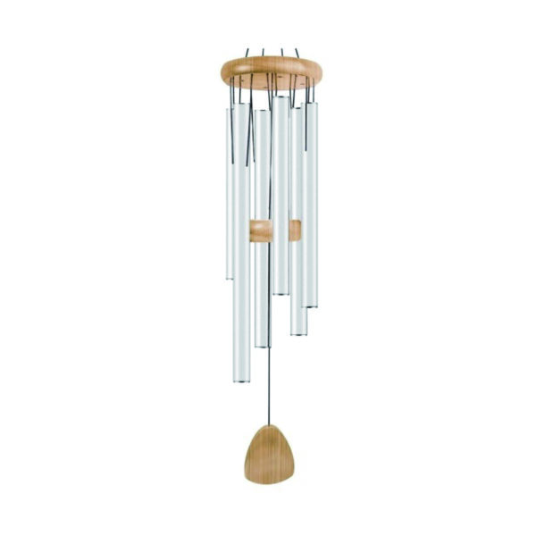 Aluminum Tube and Pine Wood Wind Chimes for Outdoor Decor