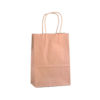 110G Kraft Paper Bag with Twist Handle for Carrying