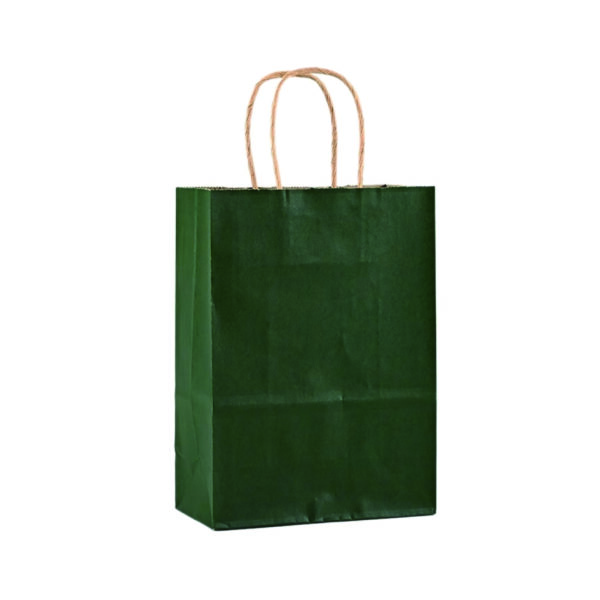 110G Kraft Paper Bag with Twist Handle for Carrying