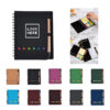 Compact Spiral Notebook with Sticky Notes and Pen Holder