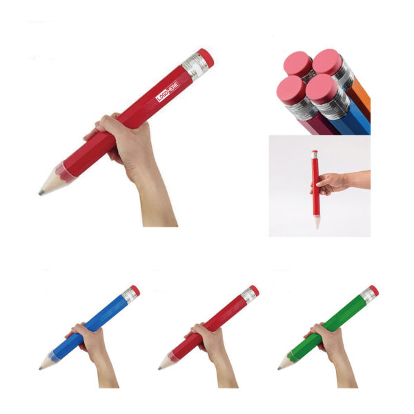 Wooden Jumbo Pencils for Play and Creative Use