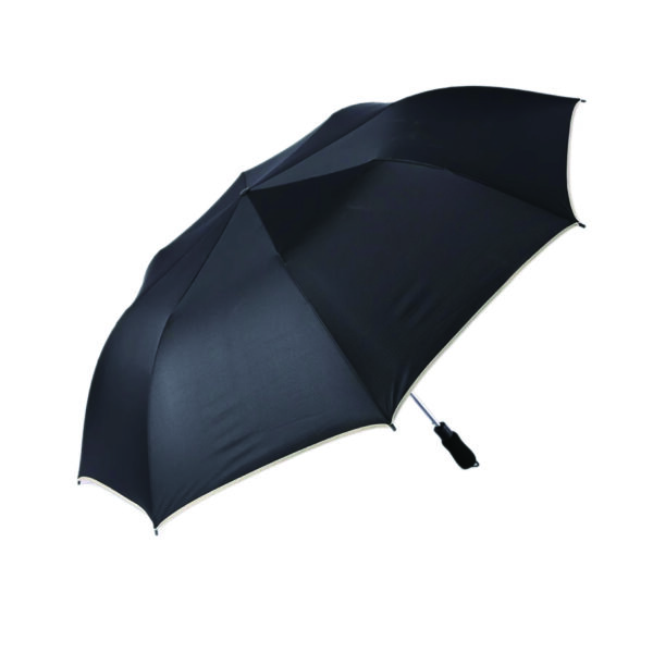 Compact Travel Umbrella with Double-Ventilated Canopy