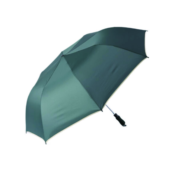 Compact Travel Umbrella with Double-Ventilated Canopy