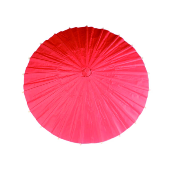DIY Blank Paper Umbrella with Wooden Handle for Painting