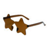 Rimless Star Sunglasses with Transparent Jelly Frame