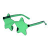 Rimless Star Sunglasses with Transparent Jelly Frame