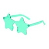 Rimless Star Sunglasses with Transparent Jelly Frame
