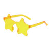 Rimless Star Sunglasses with Transparent Jelly Frame