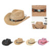 Western Cowboy Straw Hat for Sun Protection