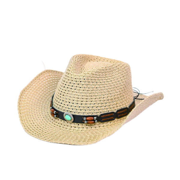 Western Cowboy Straw Hat for Sun Protection