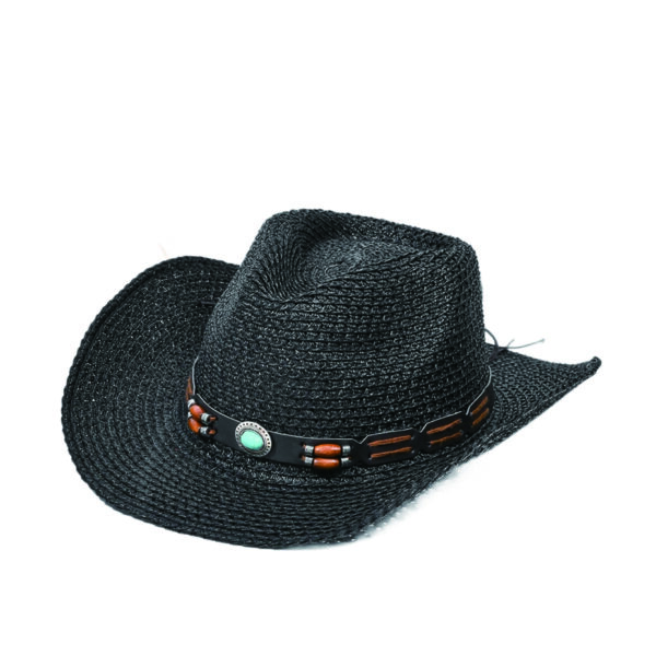 Western Cowboy Straw Hat for Sun Protection