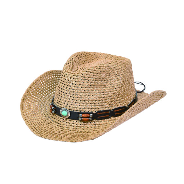 Western Cowboy Straw Hat for Sun Protection