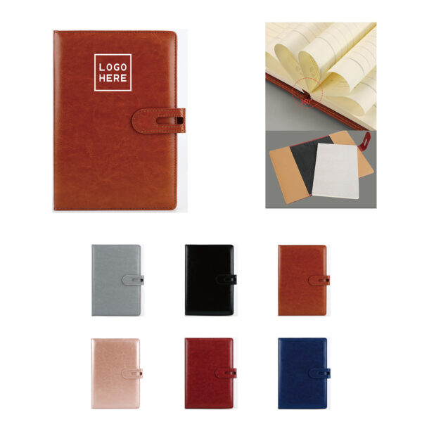 PU Leather Business Portfolio with Notebook Binder