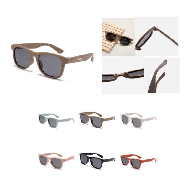 Rubberized Sunglasses with UV400 Protection