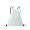210D Polyester Drawstring Sports Bag with Leather Trim