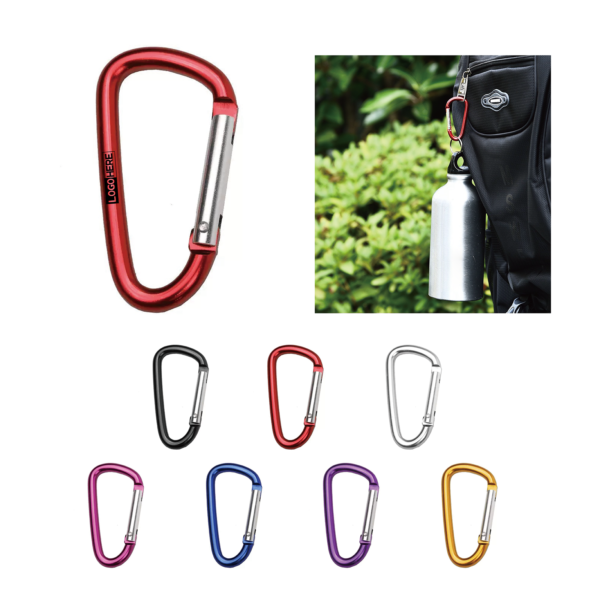 SPL378 Aluminum Alloy Carabiner Clips with Spring-Snap Hook
