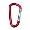 Aluminum Alloy Carabiner Clips with Spring-Snap Hook