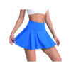 High-Waisted Pleated Tennis Skirt with Pockets