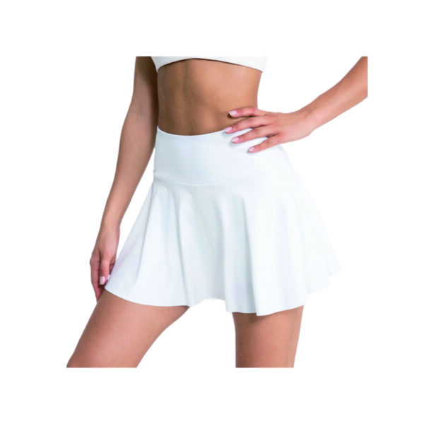 High-Waisted Pleated Tennis Skirt with Pockets