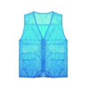 Unisex Polyester Mesh Work Vest with Zipper