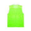 Unisex Polyester Mesh Work Vest with Zipper