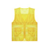 Unisex Polyester Mesh Work Vest with Zipper