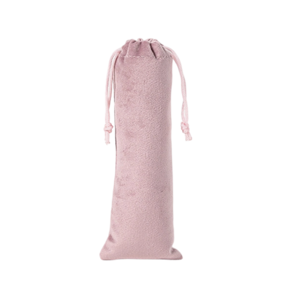 Soft Velvet Drawstring Pouch for Storage and Cleaning