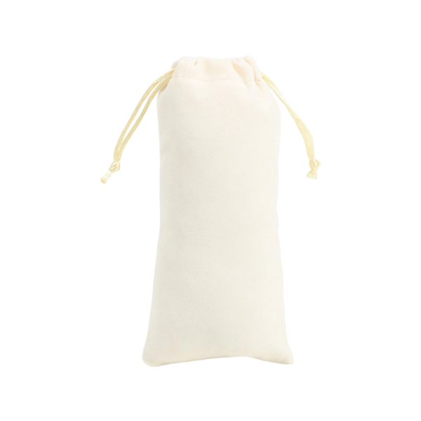 Soft Velvet Drawstring Pouch for Storage and Cleaning