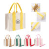 Heavy Canvas Grocery Tote with Cotton Web Shoulder Straps