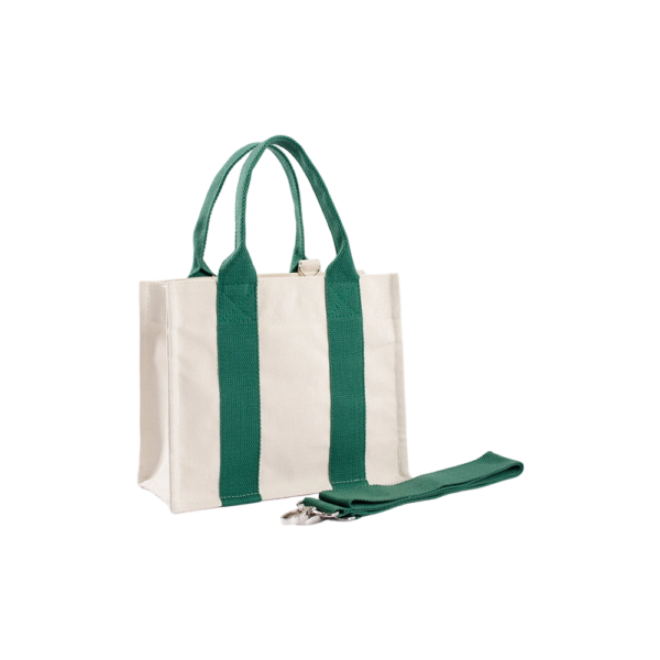 Heavy Canvas Grocery Tote with Cotton Web Shoulder Straps