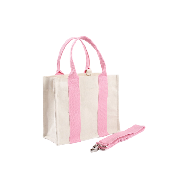 Heavy Canvas Grocery Tote with Cotton Web Shoulder Straps