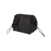 Luxurious Round Drawstring Cosmetic Bag with Waterproof Coating