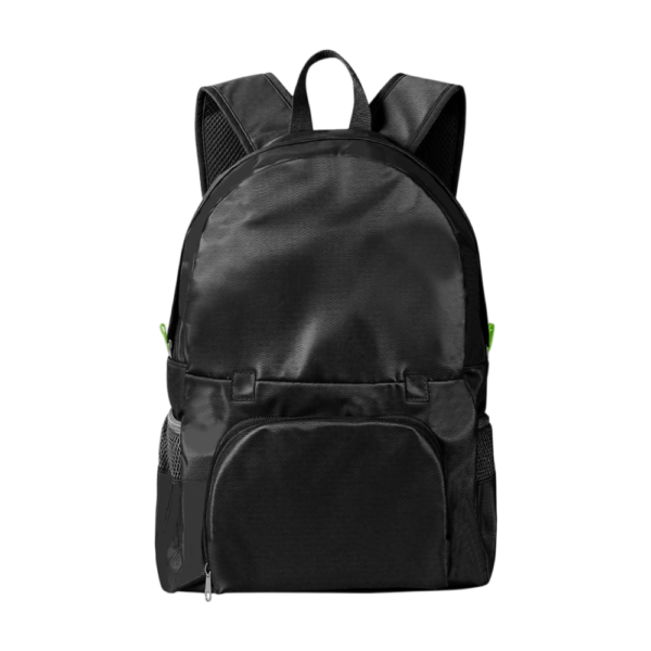 Dual Use Foldable Light Backpack with Zippered Pocket