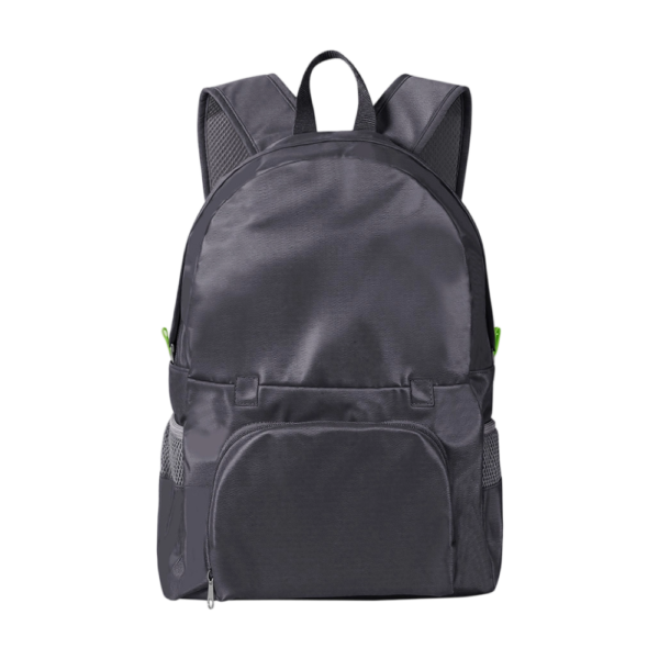 Dual Use Foldable Light Backpack with Zippered Pocket
