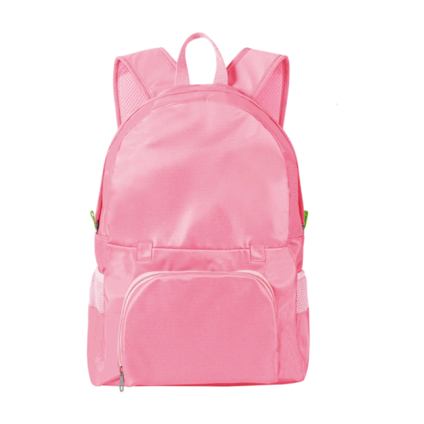 Dual Use Foldable Light Backpack with Zippered Pocket