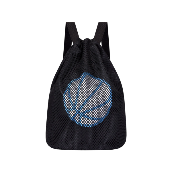 Mesh Drawstring Sports Backpack for Basketball and Training