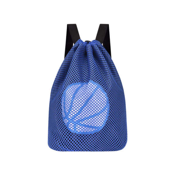 Mesh Drawstring Sports Backpack for Basketball and Training