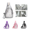 Innovative Transparent PVC Crossbody Bag for Daily Use