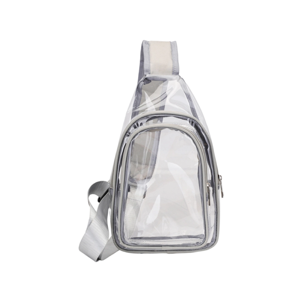 Innovative Transparent PVC Crossbody Bag for Daily Use
