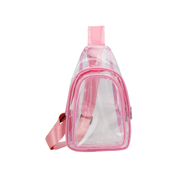 Innovative Transparent PVC Crossbody Bag for Daily Use