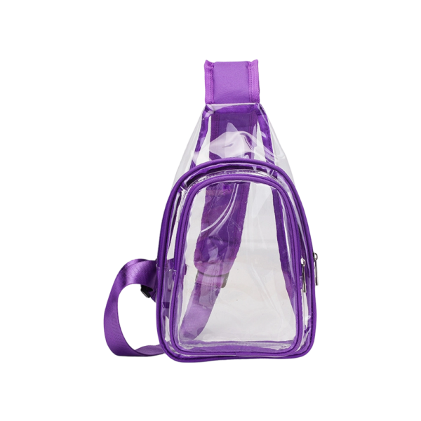 Innovative Transparent PVC Crossbody Bag for Daily Use