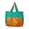 Waterproof Large-Capacity Collage-Colored Foldable Shopping Tote Bag