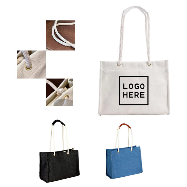 SPL427 Plain Twill Cotton Tote Bag with Minimalist Design