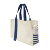 Custom Logo Canvas Tote Bag with Color Matching Details