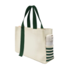 Custom Logo Canvas Tote Bag with Color Matching Details