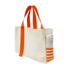 Custom Logo Canvas Tote Bag with Color Matching Details