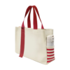 Custom Logo Canvas Tote Bag with Color Matching Details